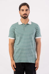 Men's Polo Shirt (Pastel Stripe)