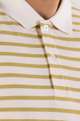 Men's Polo Shirt (Olive Stripe)