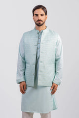 Men's Vest & Premium Panjabi 3pc Set (Pastel)