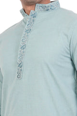Men's Panjabi (Pastel Green)