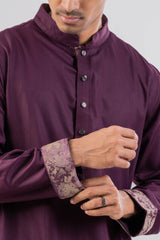 Men's Panjabi (Burgundy)