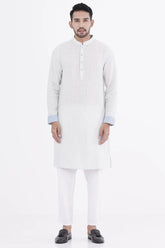 Men Panjabi (Blue Stripe)