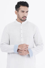 Men Panjabi (Blue Stripe)