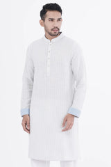 Men Panjabi (Blue Stripe)