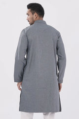 Men's Panjabi (Bluish Grey)