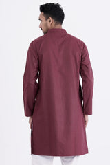 Men's Panjabi (Plum)