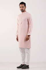 Men's Panjabi (Cream Stripe)