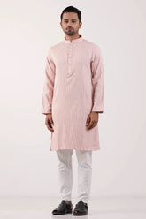 Men's Panjabi (Cream Stripe)