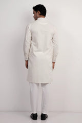 Men Panjabi (Off White)