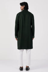 Men's Panjabi (Dk. Green)