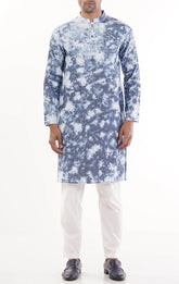 Men's Panjabi (Light Wash)