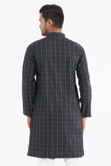 Men Panjabi (Green Check)