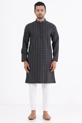 Men Panjabi (Green Check)