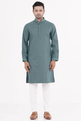 Men's Panjabi (Bluish Green)