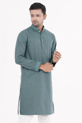 Men's Panjabi (Bluish Green)