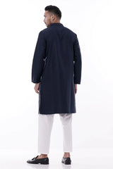 Men's Panjabi (Dk. Navy)