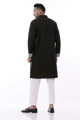 Men's Panjabi (Dk. Green)