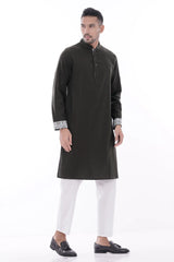 Men's Panjabi (Dk. Green)