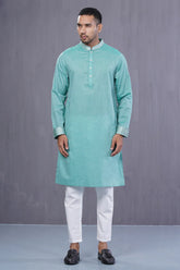 Men Premium Panjabi (Green)