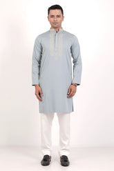 Men's Premium Panjabi (Lt. Teal)