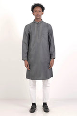 Men's Premium Panjabi (Grey)