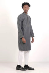 Men's Premium Panjabi (Grey)