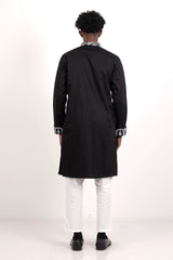 Men's Premium Panjabi (Black)