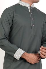 Men's Premium Panjabi (Olive)