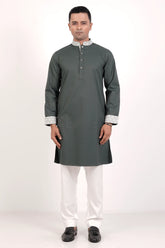 Men's Premium Panjabi (Olive)