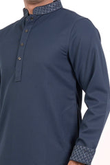 Men's Premium Panjabi (Navy)