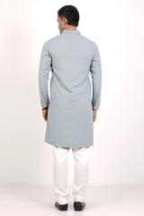 Men's Premium Panjabi (Bluish Grey)