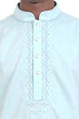 Men's Premium Panjabi (Pastel Blue)