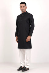 Men's Premium Panjabi (Black)