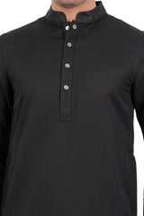 Men's Premium Panjabi (Black)