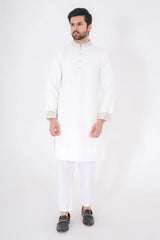 Men's Premium Panjabi (White)