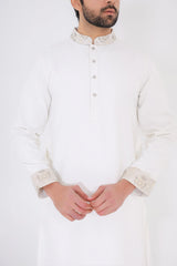 Men's Premium Panjabi (White)