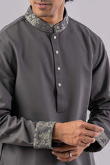 Men's Premium Panjabi (Grey)