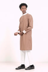 Men's Premium Panjabi (Brown)