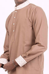 Men's Premium Panjabi (Brown)