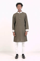 Men's Premium Panjabi (Olive)