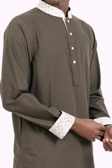 Men's Premium Panjabi (Olive)