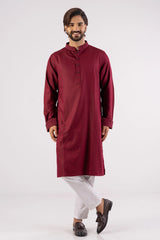 Men's Premium Panjabi (Maroon)