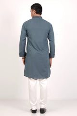 Men's Premium Panjabi (Blue)