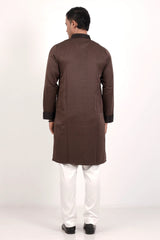 Men's Premium Panjabi (Brown)