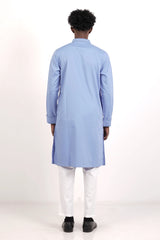 Men's Premium Panjabi (Blue)