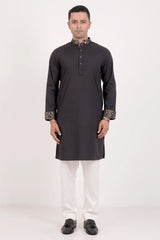 Men's Premium Panjabi (Black)