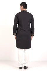 Men's Premium Panjabi (Black)