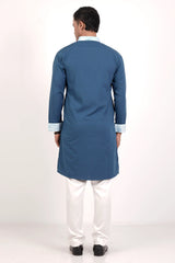 Men's Premium Panjabi (Blue)