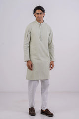 Men's Premium Panjabi (Pastel Green)