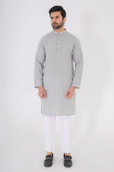 Men's Premium Panjabi (Dusty Grey)